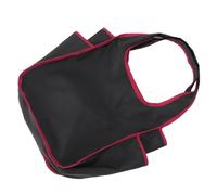 WATIIFUFU Reusable Foldable Grocery Tote Bag with Handles Compact Portable Folding Shopping Bag for Supermarket Travel and Everyday Use Easy to Clean and Carry Black