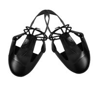 WATIIFUFU Reusable Steel Toe Shoe Covers Anti-Smash Overshoes Breathable Impact Resistant Protective Foot Guards for Workers in Various Workplaces Black