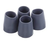 WATIIFUFU Rubber Feet Covers for Shower Chair and Cane, 4Pcs Non-Slip Grey Tips 24Mm Inner Diameter, Anti-Slip Pads for Senior Bath Stool, Floor Protection, Compact and Lightweight