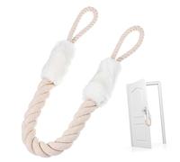 WATIIFUFU Safety Door Strap Latch for Home Decor, Cotton and Polyester Material, Door Slam Protector with Rope Finger Pinch Guard, Convenient to Use, Suitable for Pets and Dogs