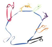 WATIIFUFU Safety Walking Rope with Ergonomic Adjustable Waist Belt, Heavy-Duty Nylon Leash for Preschool Outdoor Excursions, 12 Waist Belts for Safety and Anti-Lost Protection