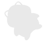 WATIIFUFU Self-adhesive Silver Acrylic Mirror Animal Shaped with Smooth and Flat Surface Versatile Wall-mounted Mirror for Doors and Settings Stylish Home Cosmetic and Dorm