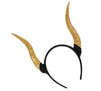 WATIIFUFU Sheep Horn Headband for Halloween Party Decorations Unique Costume Accessory Adjustable Hair Hoop for Adults and Boys and Girls for Themed Events