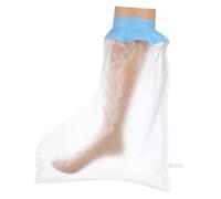 WATIIFUFU Silicone Foot Cast Shower Cover with Elastic Seal Adult Foot Protector for Broken Leg with Hanging Loop for Bath and Swimming