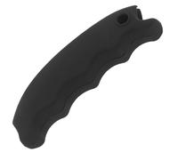 WATIIFUFU Silicone Grocery Bag Handle Carrier Grip with Keychain Anti-strain Shopping Bag Holder Black Portable Hand Protector for Carrying Groceries and Totes