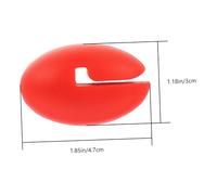 WATIIFUFU Silicone Thermometer Clip Pot Holder for Cooking Temperature Probes Red Pot Clip for Accurate Stable Temp Measurement Easy- -grade Probe Clamp for Candy Making and Baking