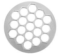 WATIIFUFU Silver Aluminium Alloy Russian Dumpling Maker Mold Cutter with Multi-Hole Design, Easy to Clean and Store, for Making Filled Dumpling-Shaped Pastries and Ravioli in The Kitchen