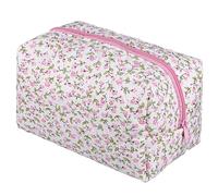WATIIFUFU Slim Travel Makeup Bag Zipper Pouches Perfect for Business and Period Essentials