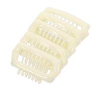 WATIIFUFU Small Dog Hair Clips Easy to Clean Grooming Accessories 5pcs Beige Abs Decorative Hair Clips with Elegant Design to Pet's Appearance for Maltese and Small Pets