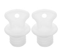 WATIIFUFU Small Leakproof Hot Water Bottle Stoppers 2pcs Rubber Sealing Plugs 16mm Replacement Caps for Hot Water Bags Accessories for Cold and Heat Therapy