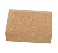 WATIIFUFU Small Square Bevel Wedge Sanding Block for Leather Banding Ergonomic Sandpaper Grinding Holder with Cork Base Lightweight Polishing Tool for Precise Handcraft and DIY Use