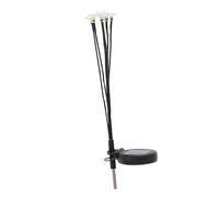 WATIIFUFU Solar Garden Stake Light Flower Shape LED Lamp with Swaying Firefly Effect Monocrystalline Panel Bright Outdoor Lawn and Patio Decoration