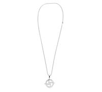 WATIIFUFU St Cross Necklace Silver Catholic Crucifix Pendant Religious Protection Amulet Jewelry for Women Men Prayer Chain Necklace