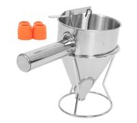 WATIIFUFU Stainless Steel Conical Funnel with Detachable Handle Batter Dispenser for Kitchen Baking Cake Pancake DIY Tool