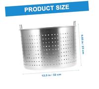 WATIIFUFU Stainless Steel Seafood Boil Basket Crawfish Cooking Strainer for Stock Pot Stew Pot Steamer Basket for Lobster and Meat