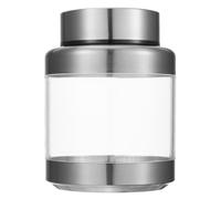 WATIIFUFU Stainless Steel Sealed Canisters with Lid for Food Storage Containers, Multi-purpose Kitchen Storage Jars Suitable for Sugar and Candy with Simple Design