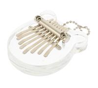 WATIIFUFU Tone Transparent Crystal Kalimba Thumb Piano Bear Shape Finger Piano for Beginners Wear-resistant Musical Instrument for Family Outdoor Party Practice