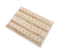 WATIIFUFU Tool Room Board Tactile Visually Letter for Blind Sensory for Beginners Alphabet Number Labels Braille Display Braille Teaching Tools