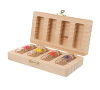WATIIFUFU Tooth Keepsake Box with Independent Compartments for Teeth and Hair Storage Lightweight Memory Holder for First Umbilical Cord and Childhood Souvenirs