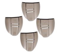 WATIIFUFU Tpu Glasses Side Shields, 2 Pairs Brown Slip on Guards for Frames | Comfort behind Ears, Smooth Fine-textured Finish, for Laboratory Staff, Office Personnel, Woodworking Tasks