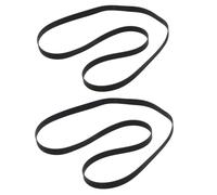 WATIIFUFU Turntable Belts Accessories for Rubber Black Record Player 2pcs Sturdy and Versatile Use Drive Belt Replacement, for Home Audio Cassette Tape Machine