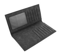 WATIIFUFU Ultra-Thin Multi-Card Wallet for Men Featuring Contrasting Bifold Design Multiple Card Slots and Cash Slots for Daily Use and Suits Made from Pu Leather an Id Window for Easy