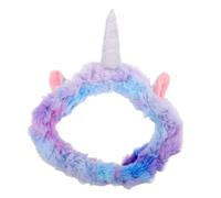 WATIIFUFU Unicorn Headband for Women Soft Comfortable Elastic Hair Band Cute Skincare Headband for Face Washing Spa Birthday Party Accessory Colorful
