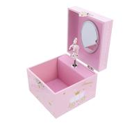 WATIIFUFU Unicorn Musical Jewelry Box for Mirror Soothing Music and Decorative Storage Pink Organizer for Birthday Christmas and Party