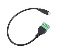 WATIIFUFU USB Type C to Screw Terminal Extension Cable for Data Transfer and Charging Stable Connection Adapter with Solderless Screw Terminal Block Type C Cord Compatible with USB Devices
