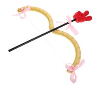 WATIIFUFU Valentine’S Day Cupid Costume Accessory Set with Mini Red Bow and Victory Hand Gesture Arrow for Adult Cosplay Party Props