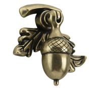 WATIIFUFU Vintage Acorn Single Hole Cabinet Knob Small Metal Drawer Handle for Dresser Cupboard Wardrobe Decorative Furniture Pull Easy to Install Suitable for Home Decor