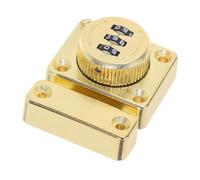 WATIIFUFU Vintage Password Lock Cabinet Drawer Door Lock Locker Combination Mechanisches Zahlenschloss Password Cabinet Door Verrou Placard with Golden