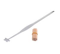 WATIIFUFU Violin Repair Tool Set Including Frets Hook Stainless Steel with Sharpened End and Sound Post Setter for Precise Violin Maintenance and Restoration in Silver