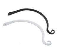 WATIIFUFU Wall Mounted Hook Gardening Hook for Flower Basket and Wall Light White Iron 8 Inch Super Load-Bearing Holder for Indoor Outdoor Wall Decor