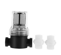 WATIIFUFU Water Filter Inline 1/2 Inch in-line Strainer with 80 Mesh Stainless Steel Screen, Design, Easy to Clean, 2 Connectors for Household Water Purifier Random Color
