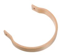 WATIIFUFU Wear-Resistant Wooden Tea Pot Handle Replacement with Copper Sleeve, Compact Beech Wood Kettle Grip for Vintage Teapots, Suitable for DIY Teapot Repair and Kitchen Use