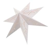 WATIIFUFU White Seven-Pointed Origami Star Lantern with Soft Diffused Light Reusable Paper Hanging Decor for Christmas Weddings Party Ambiance and Cozy Home Interiors