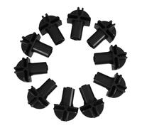 WATIIFUFU Wire Cube Connectors and Replacement Wheels Safe Versatile Design 10pcs Plastic Black for DIY Wire Cube Storage Units and Closet Organizers