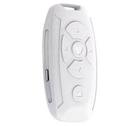 WATIIFUFU Wireless Selfie Camera Controller for Phone and Electronic Reader with Page Turning and Video Recording Features, White Plastic Body with Lithium Battery, USB Cable Included