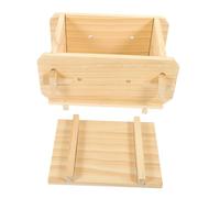 WATIIFUFU Wooden Tofu Press Mold for DIY Homemade Tofu Making Kitchen Gadget Easy to Clean Practical Household Tool for Vegan Cooking and Food Preparation