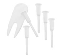 WATIIFUFU Yoga Ball Plug Replacement Kit with Pin, Abs White Set