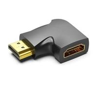 Watio Wave Adapter - 4k HDMI male to HDMI female adapter with 270° angle, black, ideal for connections in tight spaces.*