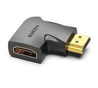 Watio Wave Adapter - 4K to 90º HDMI male to HDMI female adapter, black, ideal for connections in tight spaces and high definition.*