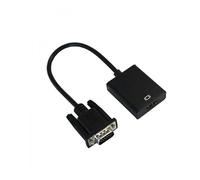 Watio Wave Adapter - Converts VGA to HDMI signal, ideal for projectors and displays. Includes a VGA input port and HDMI output. Compatible with various devices.* #*