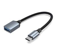 Watio Wave Converter - USB C Male to 2 USB Female Ports Converter, 0.15m Length, Grey. Ideal for connecting multiple devices.*