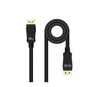 Watio Wave Displayport cable - 0.5 m vesa cable 1.4 dp/m-dp/m black, ideal for high definition transmissions and stable connections.*