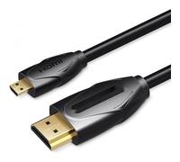 Watio Wave HDMI Cable - 1.5m Micro HDMI Cable, AWG34, Black, Ideal for Connecting HD Devices.*