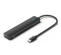 Watio Wave HUB - 4-port hub: 2xUSB-C 3.2, 2xUSB 3.2, 0.15m cable, black, ideal for multiple devices.*