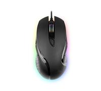 Watio Wave Mouse - RGB Optical Gaming Mouse, 6 Buttons, High Precision Sensor, Braided Cable, Ergonomic Design, Adjustable Backlight.*