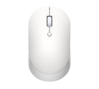 Watio Wave Mouse - Wireless, Dual, Quiet, White, USB Connection, Rechargeable Battery, Ergonomic Design and Lightweight, Ideal for Long Use